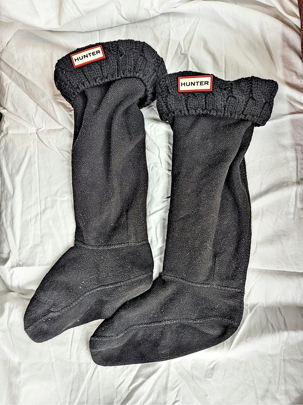 Hunter boot socks Black White Navy Medium